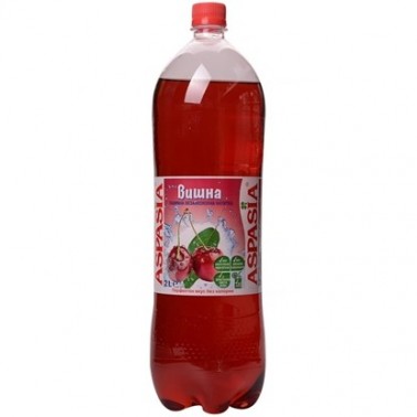 FIZZY DRINK SOUR CHERRY 2L "ASPASIA", PRICE PER PCS.