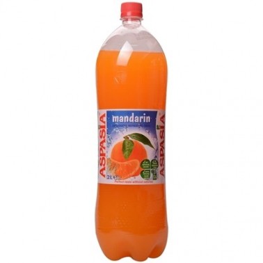 FIZZY DRINK TANGERINE 2L "ASPASIA", PRICE PER PCS.