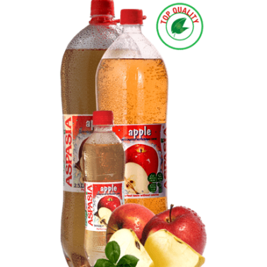 FIZZY DRINK APPLE 500ML "ASPASIA", PRICE PER PCS.