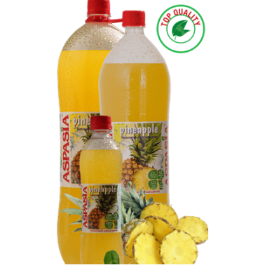 FIZZY DRINK PINEAPPLE 500ML "ASPASIA", PRICE PER PCS.