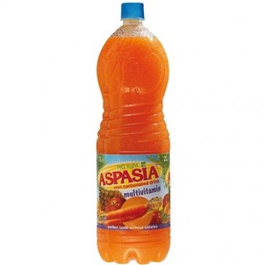 SOFT DRINK MANGO, PASSIONATE FRUIT, RED ORANGE 2L "ASPASIA", PRICE PER PCS.