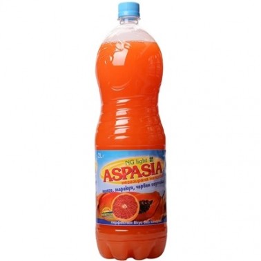 SOFT DRINK MANGO, PASSIONATE FRUIT, CHERRY 2L "ASPASIA", PRICE PER PCS.