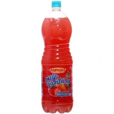 SOFT DRINK STRAWBERRY/TENGARINE 2L "ASPASIA", PRICE PER PCS.
