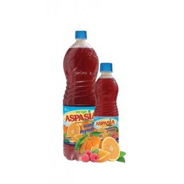 SOFT DRINK RASPBERRY AND ORANGE 500ML "ASPASIA", PRICE PER PCS.
