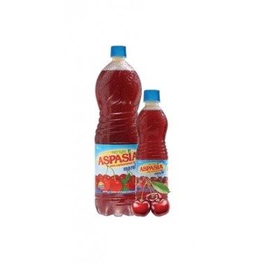 SOFT DRINK SOUR CHERRY 500ML "ASPASIA", PRICE PER PCS.