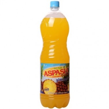 SOFT DRINK PINEAPPLE 2L "ASPASIA", PRICE PER PCS.