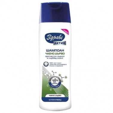 SHAMPOO ZDRAVE ACTIVE DANDRUFF PROTECT 200ML TEA TREE "AROMA" 12PCS IN BOX, PRICE PER PCS.