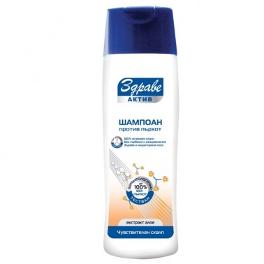 SHAMPOO ZDRAVE ACTIVE DANDRUFF PROTECT 200ML ALOE "AROMA" 12PCS IN BOX, PRICE PER PCS.