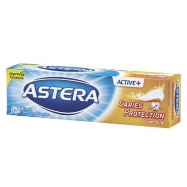 TOOTHPASTE ASTERA ACTIVE 100ML CAVITIES PROTECT "AROMA" 12PCS IN BOX, PRICE PER PCS.