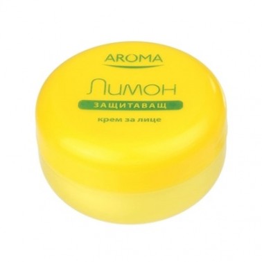 FACE CREAM 75ML LEMON "AROMA" 24PCS IN BOX, PRICE PER PCS.