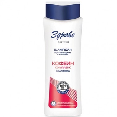 SHAMPOO ZDRAVE ACTIVE DANDRUFF PROTECT 390ML CAFFEINE STRENGTHENING "AROMA" 12PCS IN BOX, PRICE PER PCS.