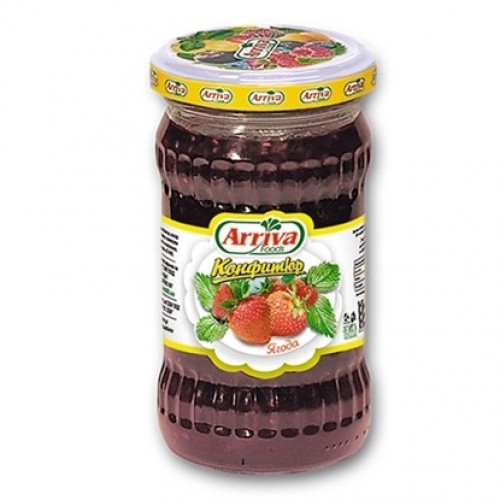JAM STRAWBERRY 360GR "ARRIVA" 6PCS IN BOX, PRICE PER PCS.