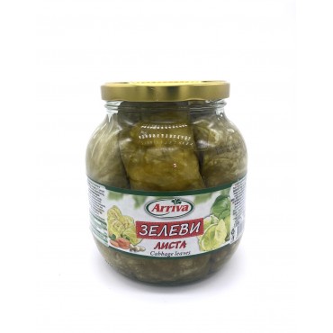 CABBAGE LEAVES, GREEN, PICKLED 1.35KG "ARRIVA" 6PCS IN BOX, PRICE PER PCS.