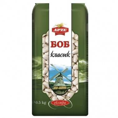WHITE BEANS 500GR CLASSIC "ARTE" 20PCS IN BOX, PRICE PER PCS.