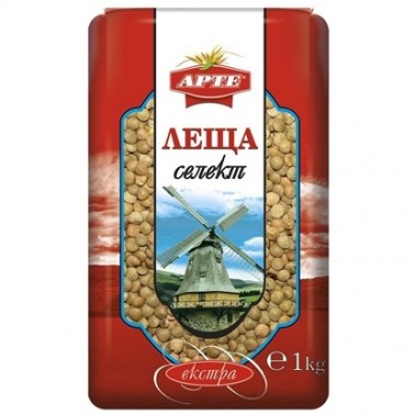 LENTIL SELECT 1KG "ARTE" 10PCS IN BOX, PRICE PER PCS.