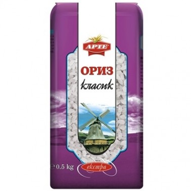 RICE 500GR CLASSIC "ARTE" 20PCS IN BOX, PRICE PER PCS.