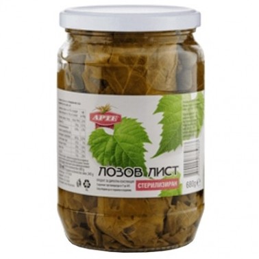 VINE LEAVES 700GR "ARTE" 12PCS IN A BOX, PRICE PER PCS.