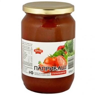 PAPRIKASH 720GR JAR "ARTE" 12PCS IN BOX, PRICE PER PCS.