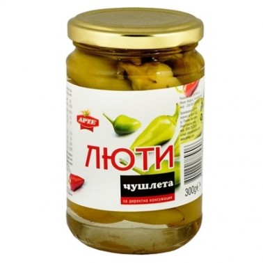 HOT PEPPERS 314GR "ARTE" 12PCS IN BOX, PRICE PER PCS.