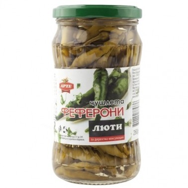 HOT PEPPERS FIFERONI 314GR "ARTE" 6PCS IN BOX, PRICE PER PCS.
