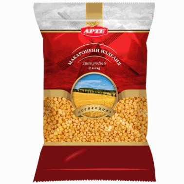 MACARONI CUS CUS 400GR "ARTE" 30PCS IN BOX, PRICE PER PCS.
