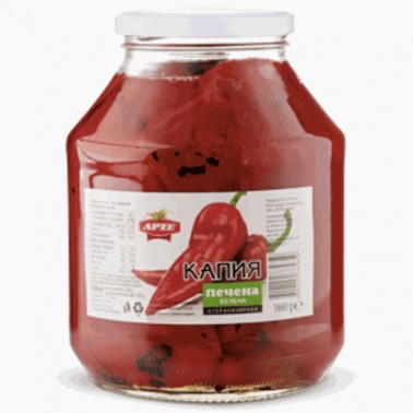 RED PEPPER PICKLED 1.7KG "ARTE" 4PCS IN BOX, PRICE PER PCS.