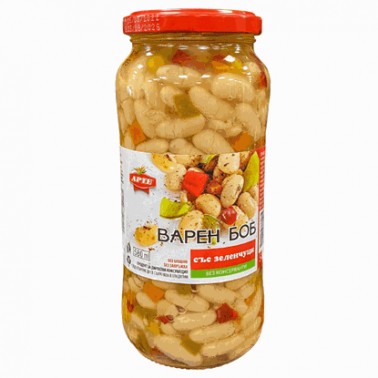 BEANS WITH VEGETABLES 540GR COOKED "ARTE" 12PCS IN BOX, PRICE PER PCS.