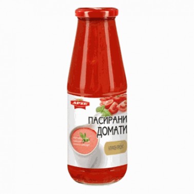 PUREE TOMATOES 700ML "ARTE'' 12PCS IN BOX, PRICE PER PCS.
