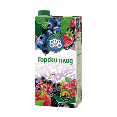 JUICE, FOREST FRUIT 2L "BBB" 6PCS IN A BOX, PRICE PER PCS.