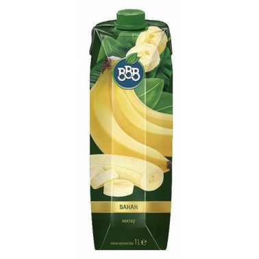 JUICE, BANANA 1L "BBB" 12PCS IN A BOX, PRICE PER PCS.