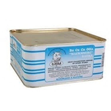 COWS WHITE CHEESE TIN 4KG ''ELENA'' PRICE PER KG.