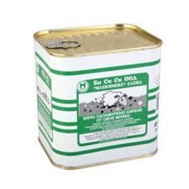 SHEEPS WHITE CHEESE 800GR TIN ''ELENA'' 12PCS IN BOX, PRICE PER PCS.