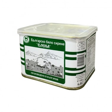 SHEEPS WHITE CHEESE TIN 500GR ''ELENA'' 8PCS IN BOX, PRICE PER PCS.