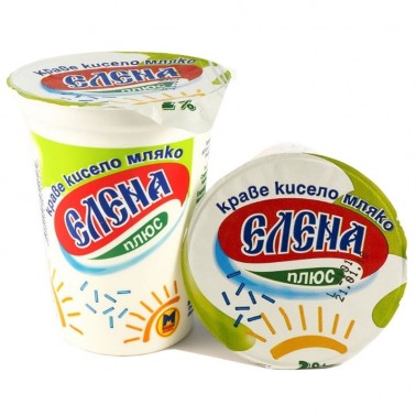 YOGHURT 400GR 2% PLUS ''ELENA'' PRICE PER PCS.