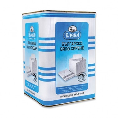 COWS WHITE CHEESE TIN 15KG ''ELENA'' PRICE PER KG.