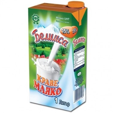FRESH MILK 1.5% 1L "BELIISA", PRICE PER PCS.