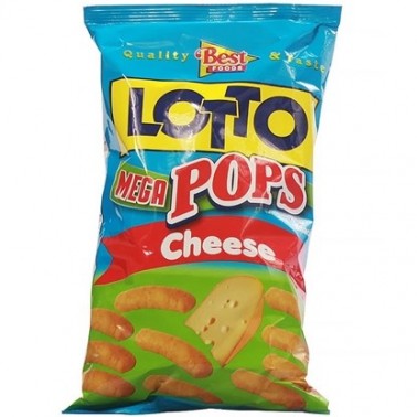 LOTTO MEGA POPS 78GR "BEST FOODS" 25PCS IN BOX, PRICE PER PCS.