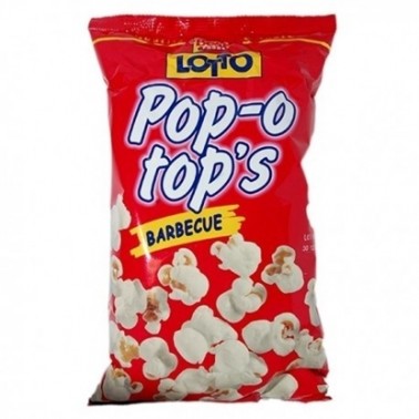 LOTTO POP CORN BBQ 70GR "BEST FOODS" 18PCS IN BOX, PRICE PER PCS.