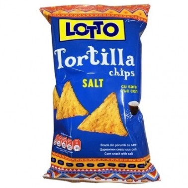 LOTTO TORTILLA WITH SALT 85GR "BEST FOODS" 15PCS IN BOX, PRICE PER PCS.