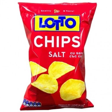 LOTTO CHIPS WITH SALT 100GR "BEST FOODS" 19PCS IN BOX, PRICE PER PCS.