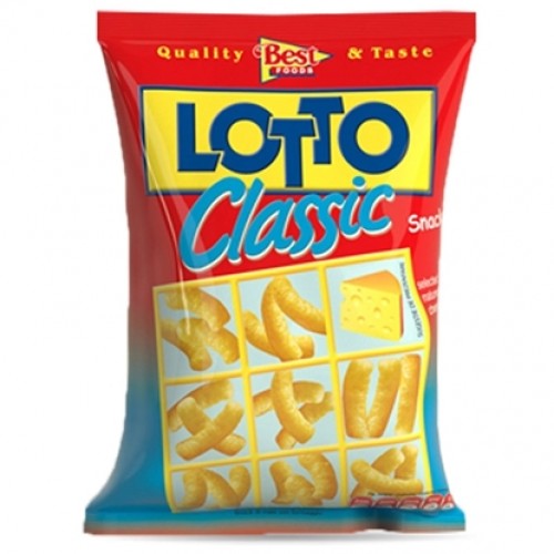 LOTTO CLASSIC 80GR "BEST FOODS" 24PCS IN BOX, PRICE PER PCS.