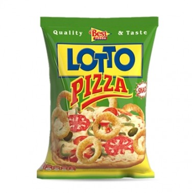 LOTTO PIZZA 35GR "BEST FOODS" 40PCS IN BOX, PRICE PER PCS.