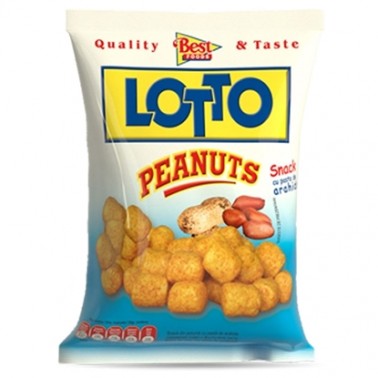 LOTTO PEANUT 90GR "BEST FOODS" 20PCS IN BOX, PRICE PER PCS.