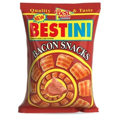 BESTINI BACON 80GR "BEST FOODS" 20PCS IN BOX, PRICE PER PCS.