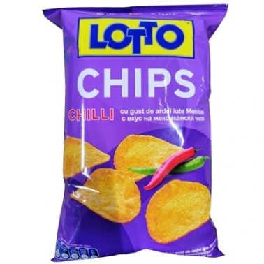 LOTTO CHIPS CHILI 100GR "BEST FOODS" 19PCS IN BOX, PRICE PER PCS.