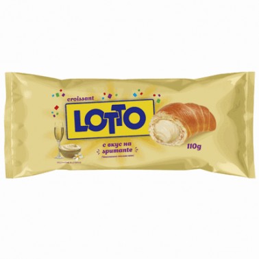 CROIASSANT LOTTO CHAMPAGNE 110GR "BEST FOODS" 18PCS IN BOX, PRICE PER PCS.