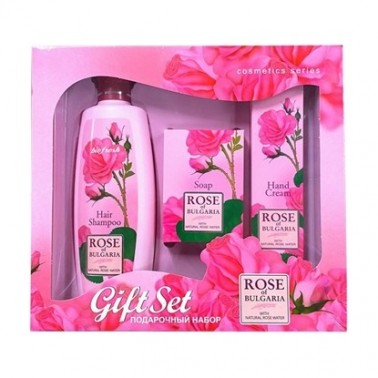 KIT ROSE SHAMPOO/SOAP/HAND CREAM "BIOFRESH" PRICE PER PCS.
