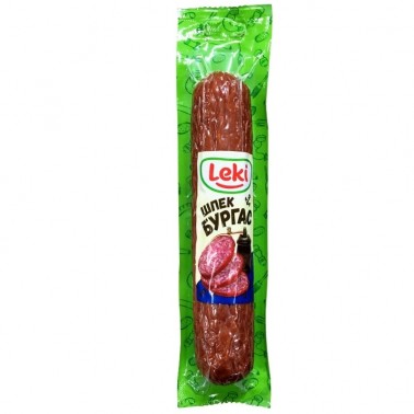DRY SALAMI BURGAS VACUUM 240GR "LEKI" 34PCS IN BOX, PRICE PER PCS.