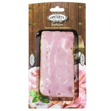 BACON SMOKED VACUUM 180GR OREHITE ''BELLA'' PRICE PER PCS.