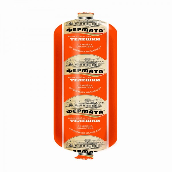 BOILED SALAMI, VEAL 300gr FERMATA "BELLA''' PRICE PER PCS.